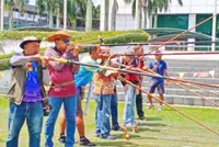 Brunei blowpipe team hits target at Sibu competition