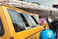 Four hurt in school van-lorry collision