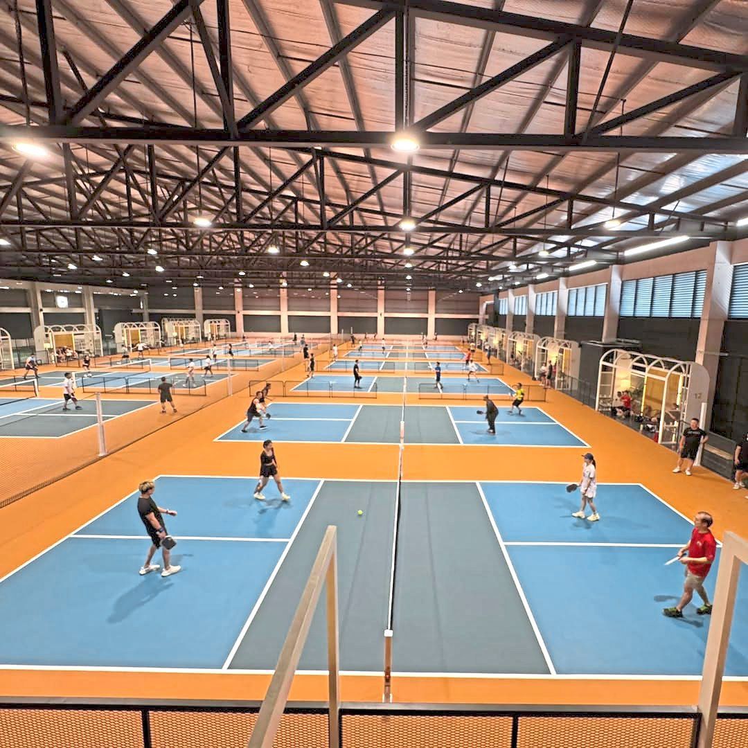Many centres offer both indoor and outdoor courts. — Grand Rally Pickleball