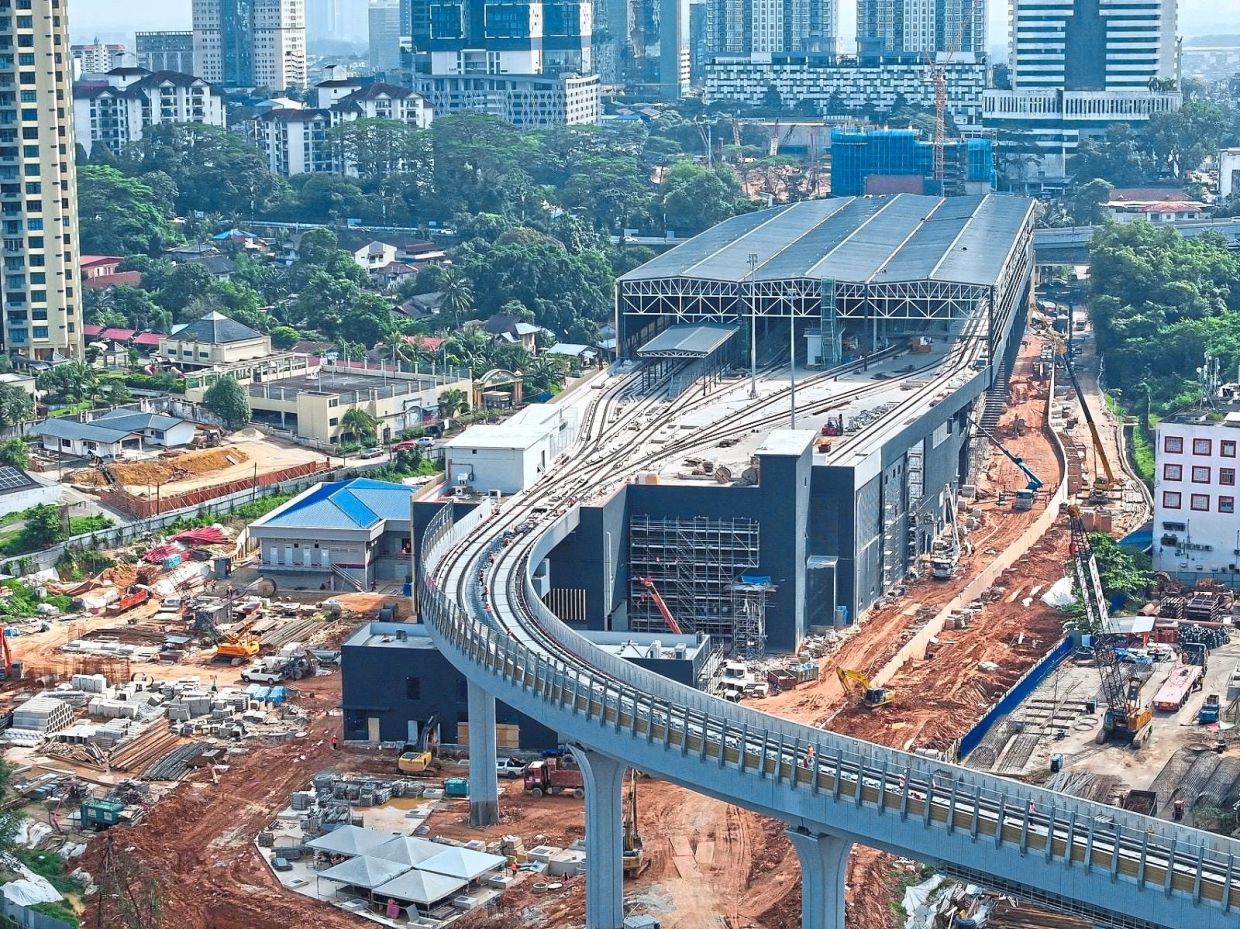 According to MRT Corporation, interior works at the Wadi Hana Depot are now 80% complete. — Courtesy photo