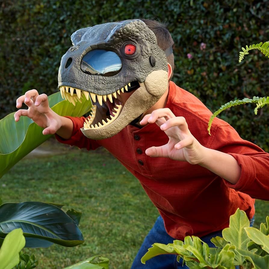 Get ready for a lot of T-Rex ambushes around the play area if you get this mask. — Photo: Mattel
