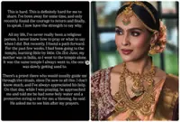 Malaysian actress claims priest molested her during 'blessing'