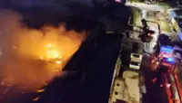 QuickCheck: Did an ice cream factory catch fire in Ipoh?