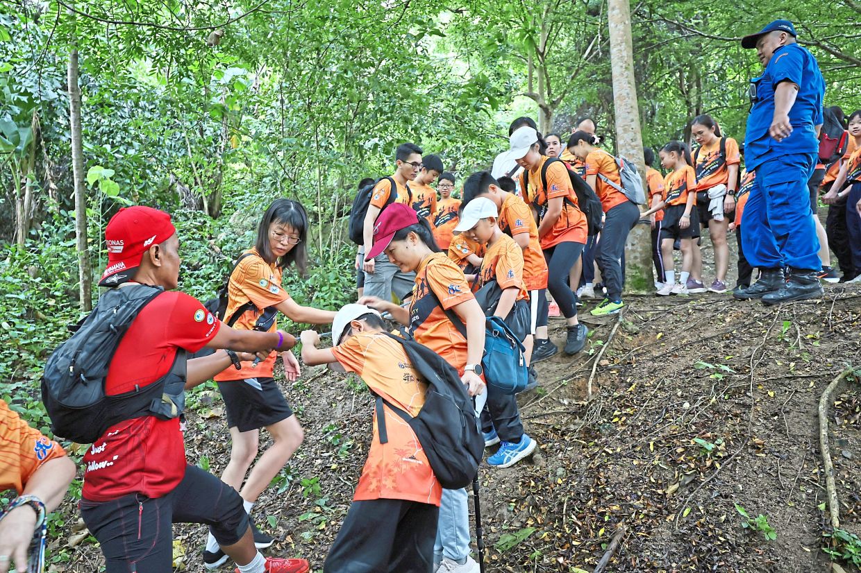 Sections of the event was hard-going but the participants managed to get through it.