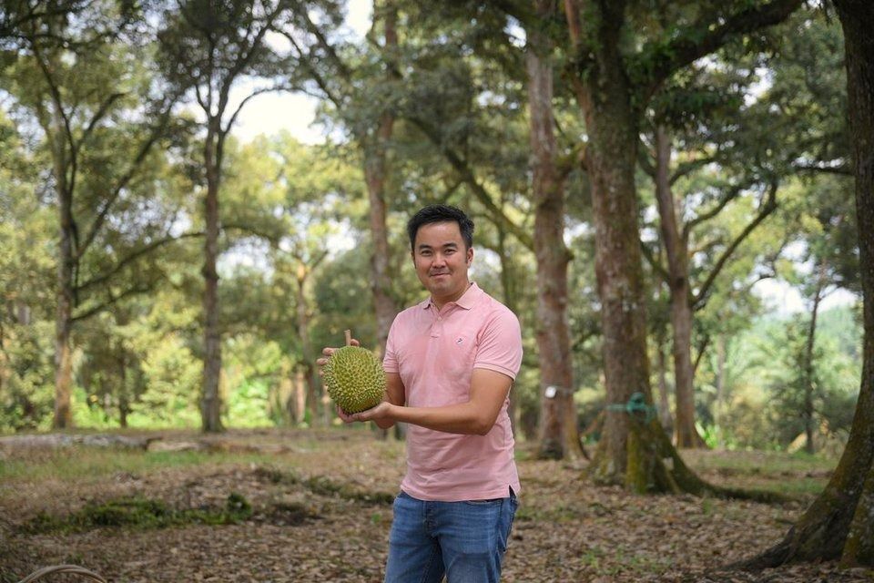 Chin Kuan Voon is the third-generation owner of VS Farms. - Photo: ST