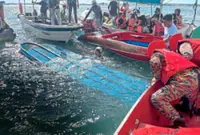 Guide and tourists rescue six after boat collision at sea