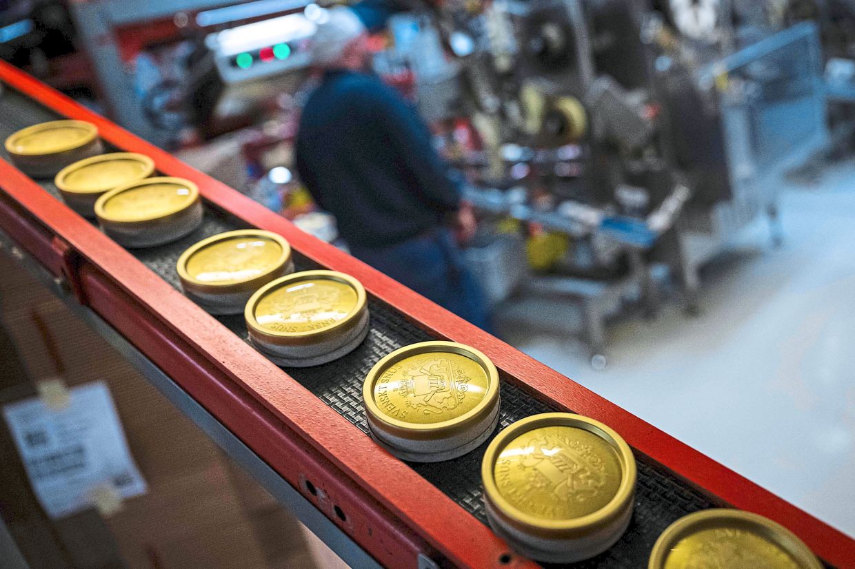 Snus, a smokeless tobacco product from Sweden, is said to have inspiredthe mass production of nicotine pouches. — AFP