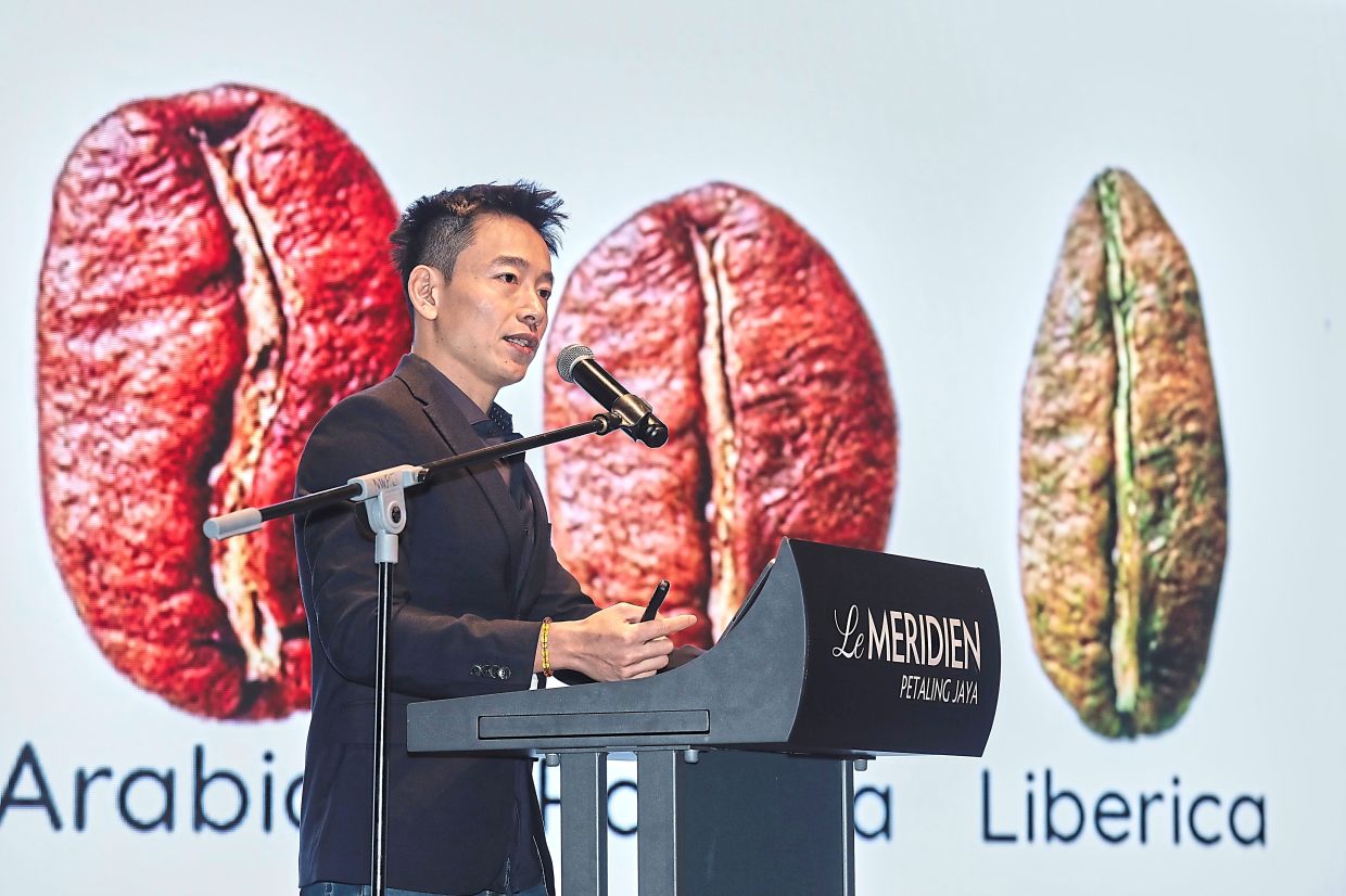 Kwok says liberica coffee bean can put Malaysia on the map. — YAP CHEE HONG/The Star