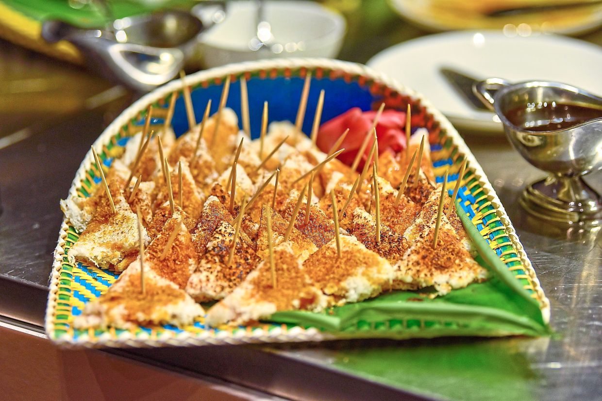Traditional Sarawak snack tumpik. — Bernama