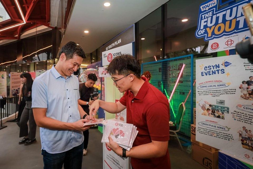 Acting Minister for Culture, Community and Youth David Neo at It’s Giving Fest on July 12. - Photo: ST 