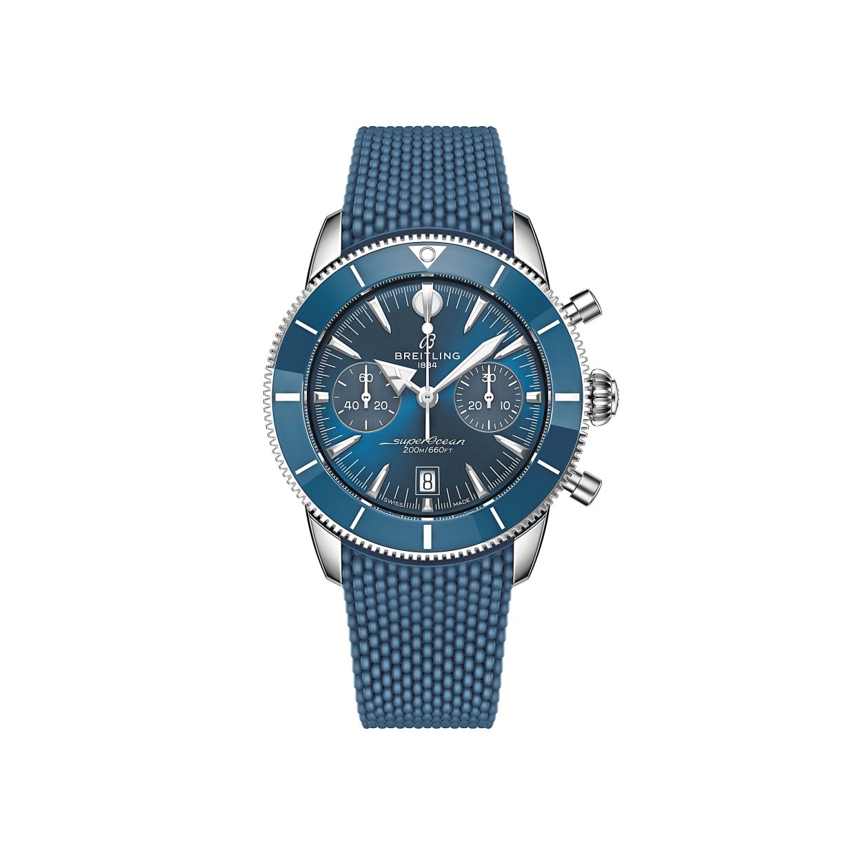 Close up of the Breitling Superocean Heritage B01 Chronograph 42.