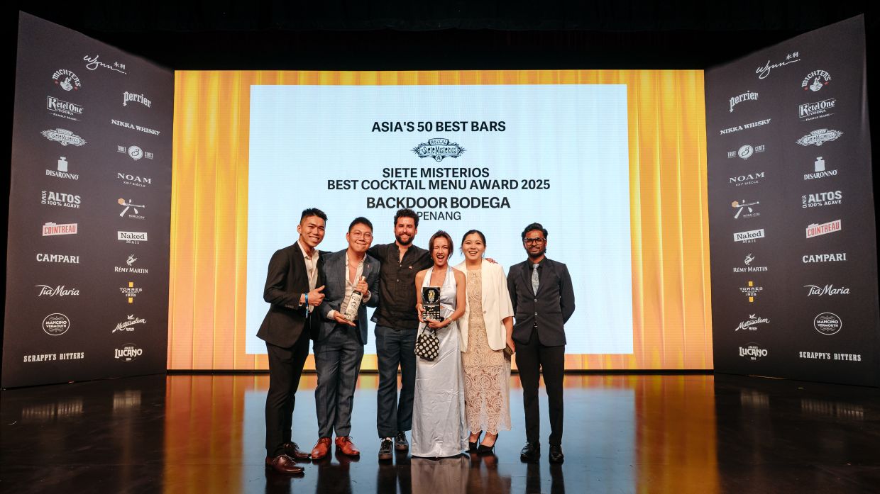 Penang's Backdoor Bodega won the Best Cocktail Menu Award at the Asia's 50 Best Bars 2025.
