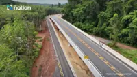 Two bridges aimed at saving wild Thai elephants in Rayong and Chanthaburi opened to traffic