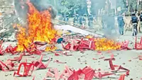 Bangladesh police arrest 20 after deadly clashes in ousted premier's hometown