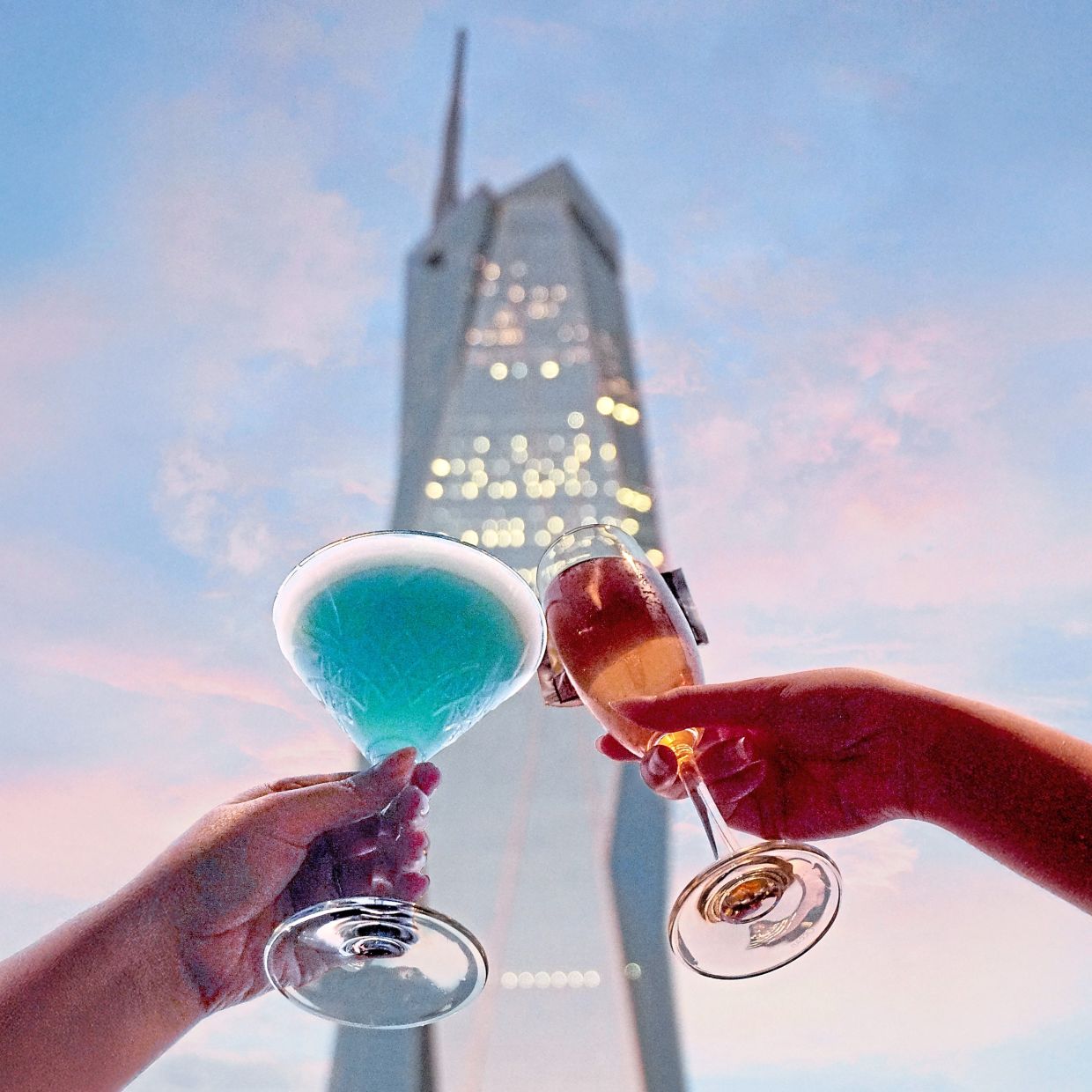 Sundowner promotion cocktails at Jann.