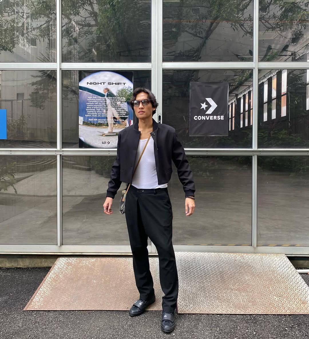 Wear it with a jacket and tailored pants for a dressed-up look. Photo: Instagram/Sky Iskandar