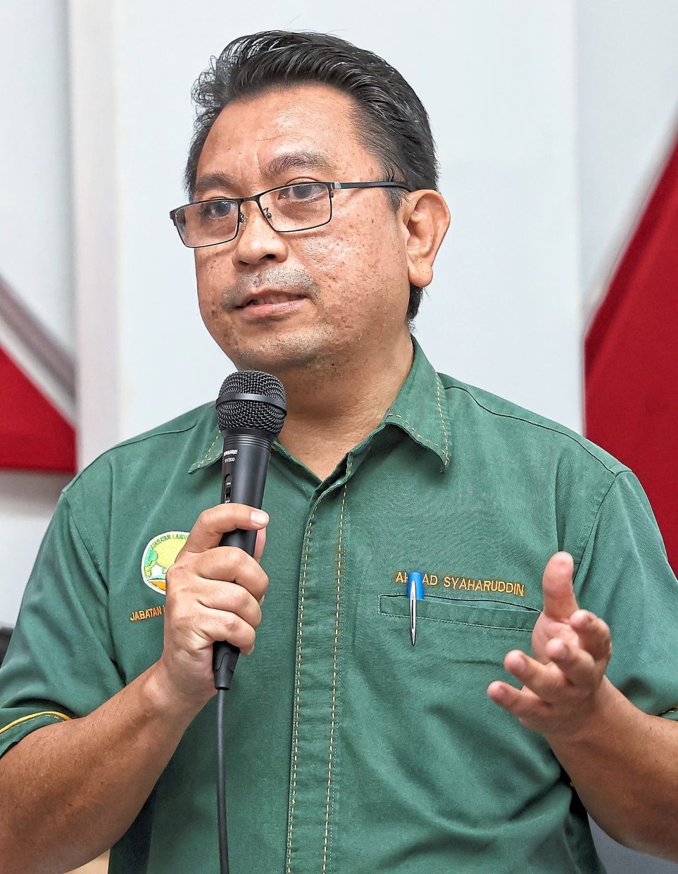 Ahmad Syaharuddin: Some of the trees felled were rubber trees.