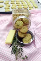 Biscuits from cheddar blocks