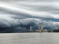 Imposing squall line in KK sparks social media flurry