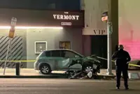 At least 30 hurt after car hits crowd outside Los Angeles club, fire department says