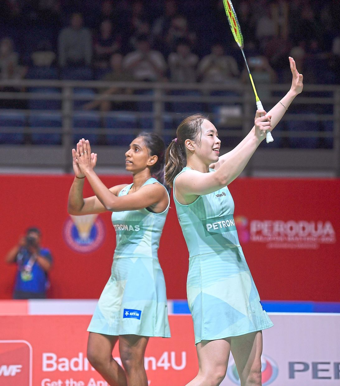 Breaking the jinx: Pearly-Thinaah pulled off a sensational 21-13, 21-11 upset win over home favourites and bogey pair Nami Matsuyama-Chiharu Shida in the Japan Open semi-finals.