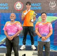 Engineering student earns World Cup spot with record-breaking swim