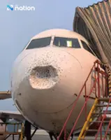 Thai AirAsia flight hit by hailstorm during descent into Chongqing, China