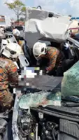 Collision claims lives of e-hailing driver and passenger in Johor Baru