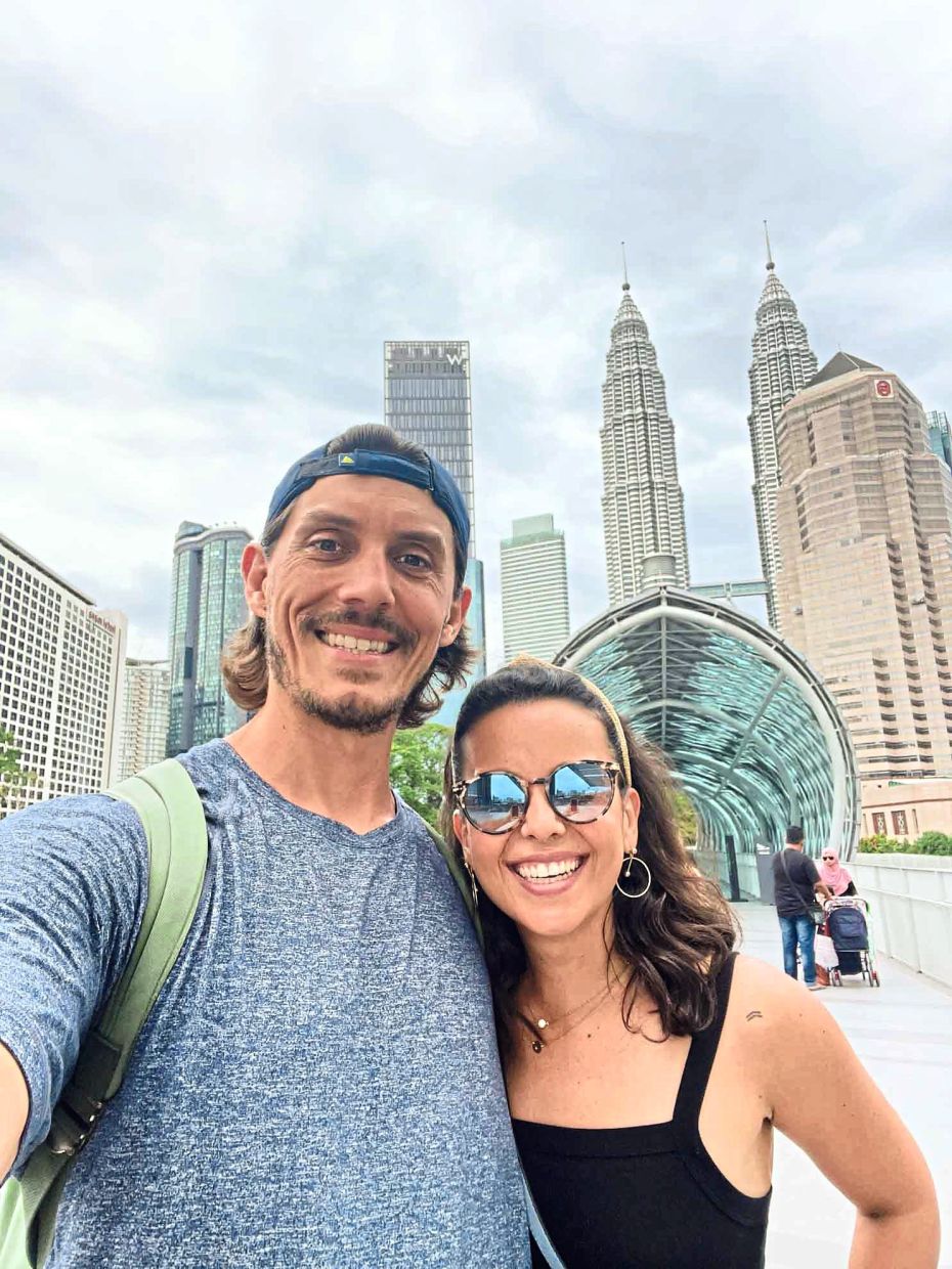 Letschert and Mayorca (right) in KL. — AIMARA MAYORCA