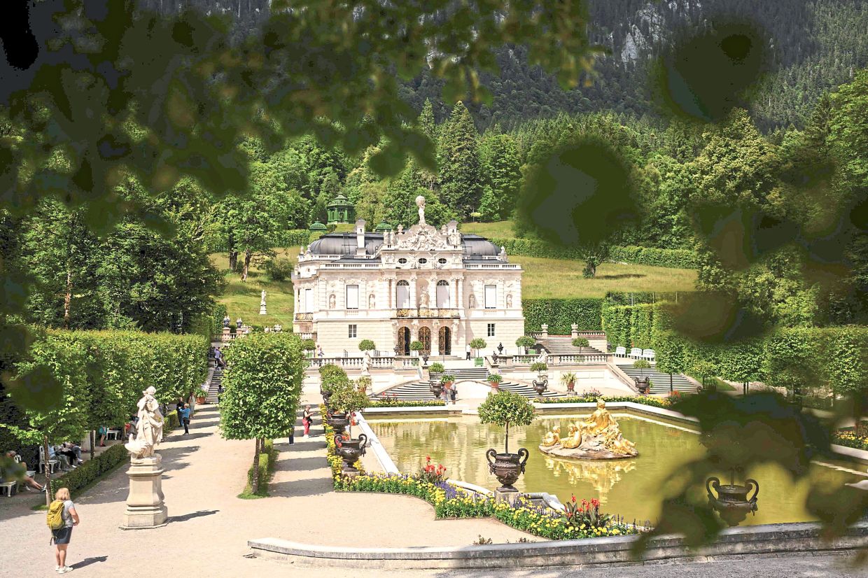 Linderhof Castle, a neo rococco building in Bavaria, is now a World Heritage Site. — AFP