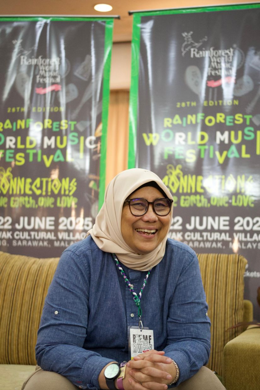 Sharzede: 'Youth must have a voice and Sarawak, I feel, needs to have that voice too, you know, and be heard, be seen, especially when it comes to indigenous issues.'