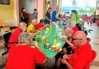 Community spirit shines on