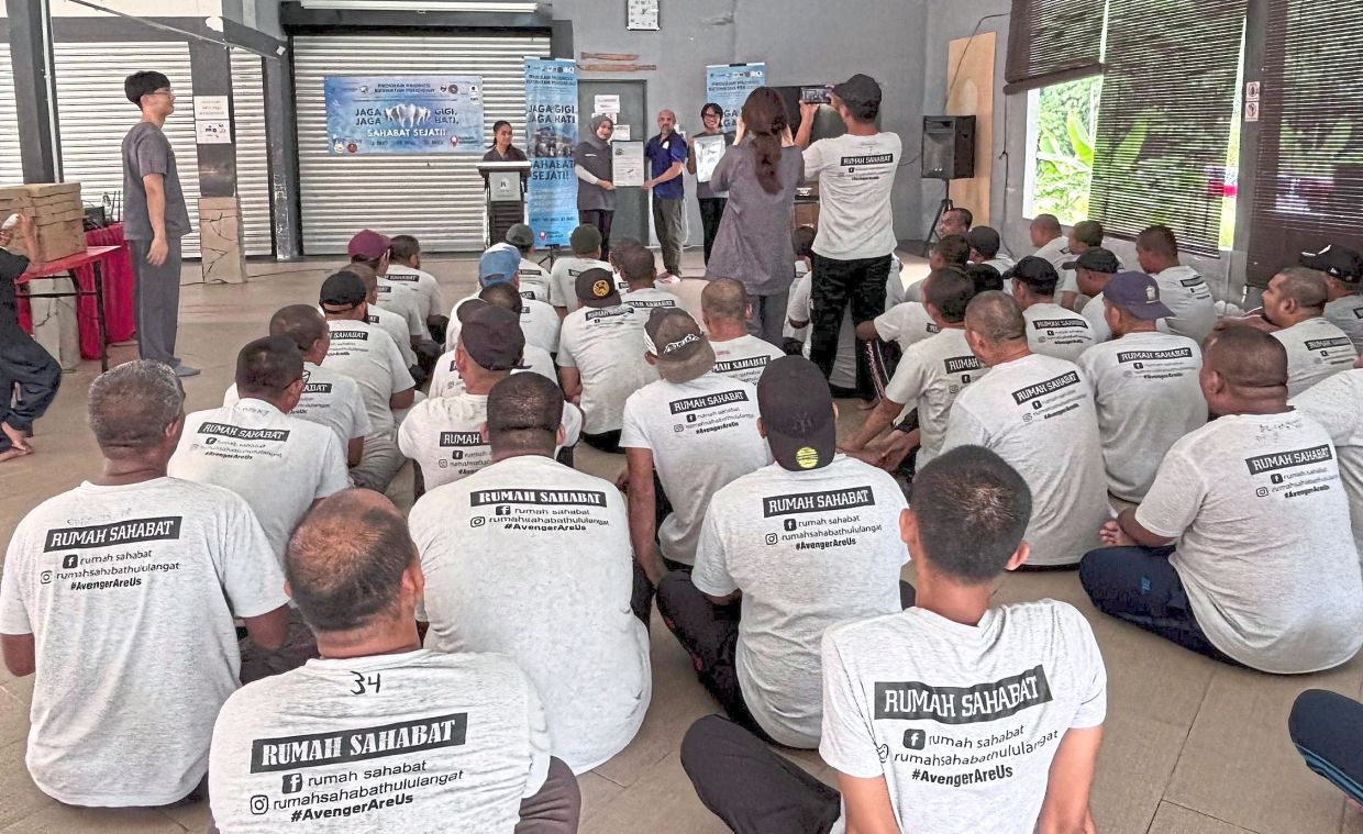 Left: The initiative was the first time many residents had received any form of oral care and education.