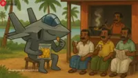British F-35 fighter jet stranded in India for over a month takes off after inspiring memes