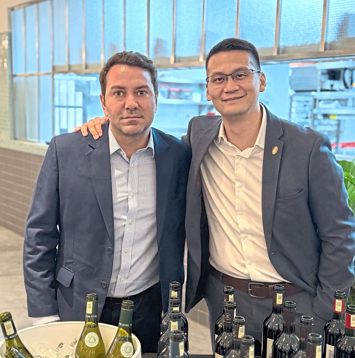 The Culina event was hosted by the maison’s brand ambassador Pierre-Antoine Ballan (left) and Camilleri.