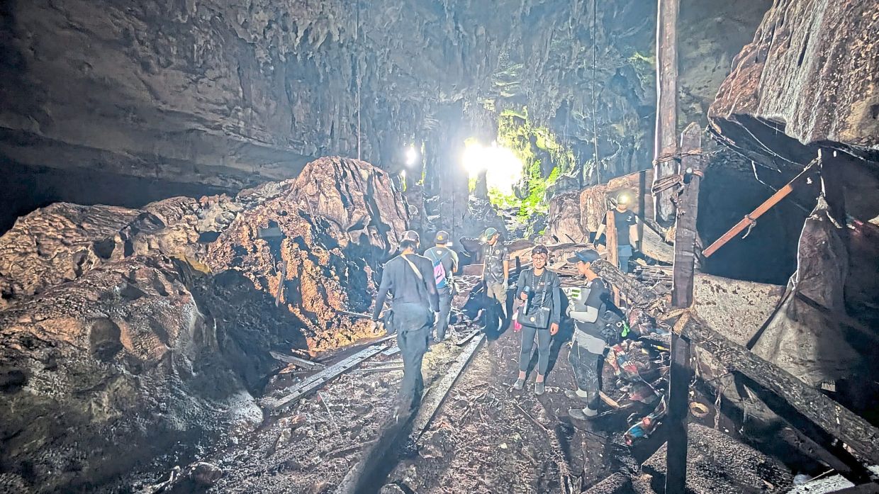‘Space Between’ was shot on location in the Niah Caves. — Photo courtesy of 21 Ways Film