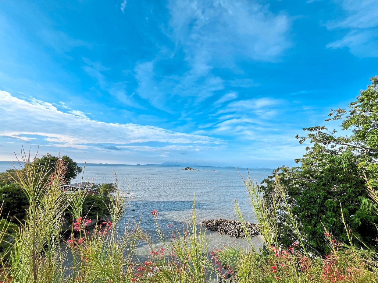 Sweeping sea views from the poolside offer a relaxing coastal escape. — SHALINI RAVINDRAN/The Star