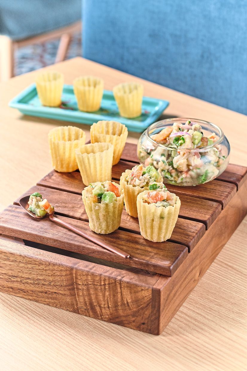 A variety of light bites and signature drinks are served at Social Hub.