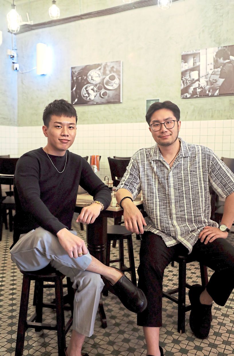 Danial (right) says it was easy to convince Ong to come onboard, and the success of Xiong Wor has shown him that there is a gap in the market for heritage restaurants in KL. — SAMUEL ONG/The Star