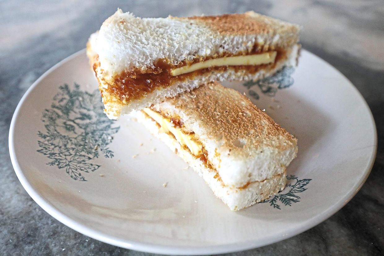 Kaya toast is one of the old-school dishes at Kedai Kopi Xiong Wor. — SAMUEL ONG/The Star