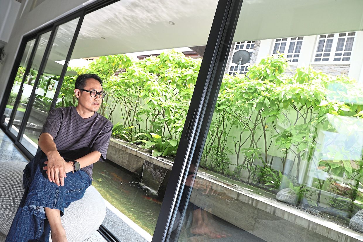 We take the idea of modern living and add something unexpected – like a wall that opens to the sky, or a corner that reveals a different view, says Tan. Photo: The Star/Azman Ghani