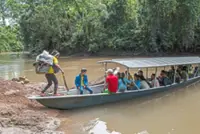 The canoe that runs on sunshine