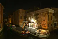 In Venice, Banksy mural 'The Migrant Child' removed for restoration