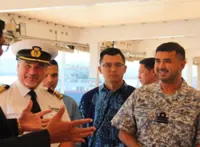 Tunku Idris Iskandar visits iconic floating book fair 'Doulos Hope'