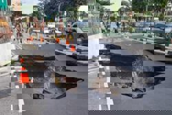 Shocker in Singapore: Woman taken to hospital after car falls into sinkhole on Tanjong Katong Road