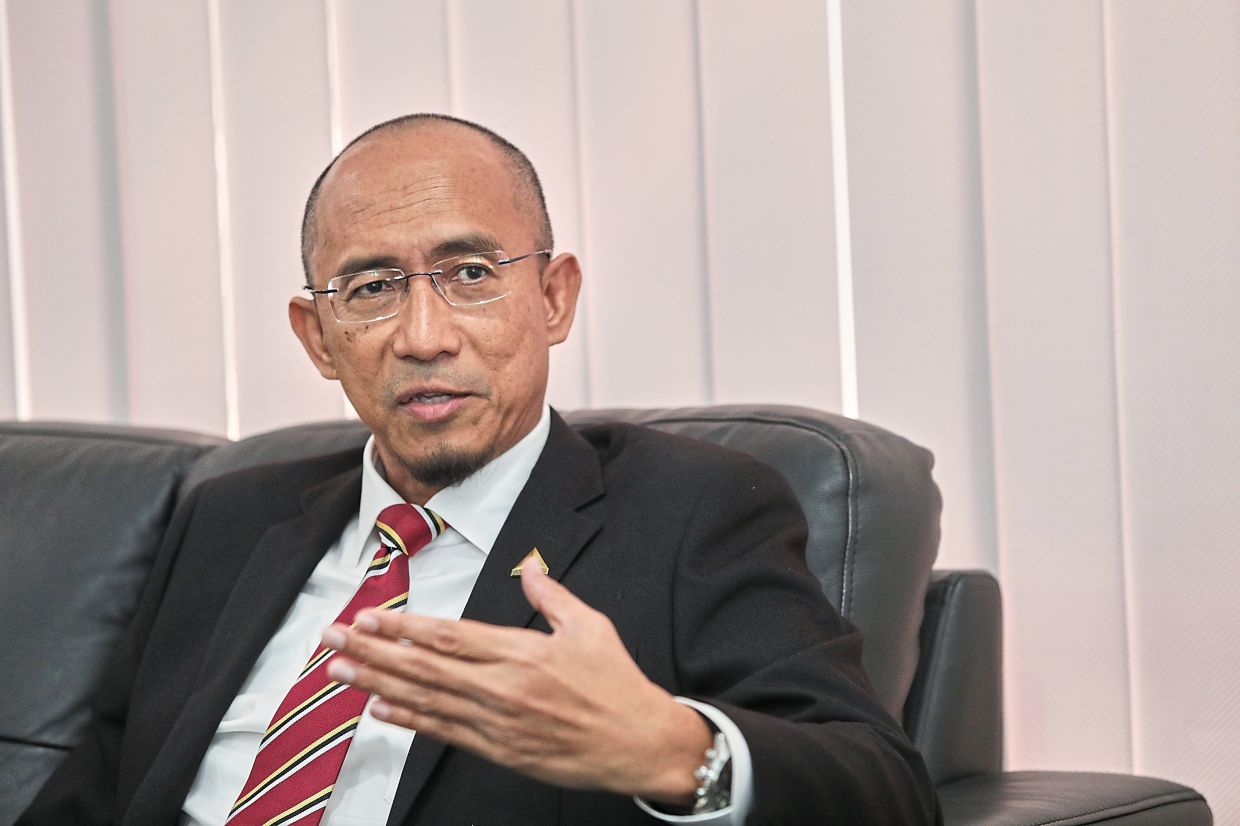 Nor Azlan says the agency islooking to equip the military with robust AI systems and robotics for both aerial and ground operations. — YAP CHEE HONG/The Star