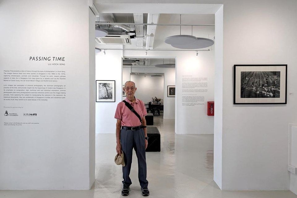 Singaporean photographer Lui Hock Seng found acclaim and public recognition with his first solo photography exhibition when he was 81. - Photo: Ryan Chua