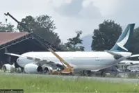 Open-air jet repair exposes Kathmandu airport’s limitations