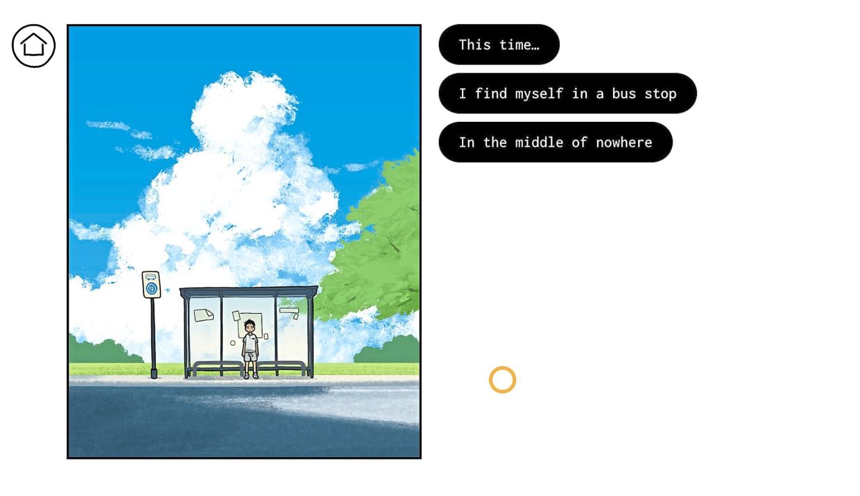 Sia’s mother teaches him about photography, and he in turn develops an equally strong interest in the craft. The story is mainly expressed through short sentences, all told from the point of view of the main protagonist Sia.