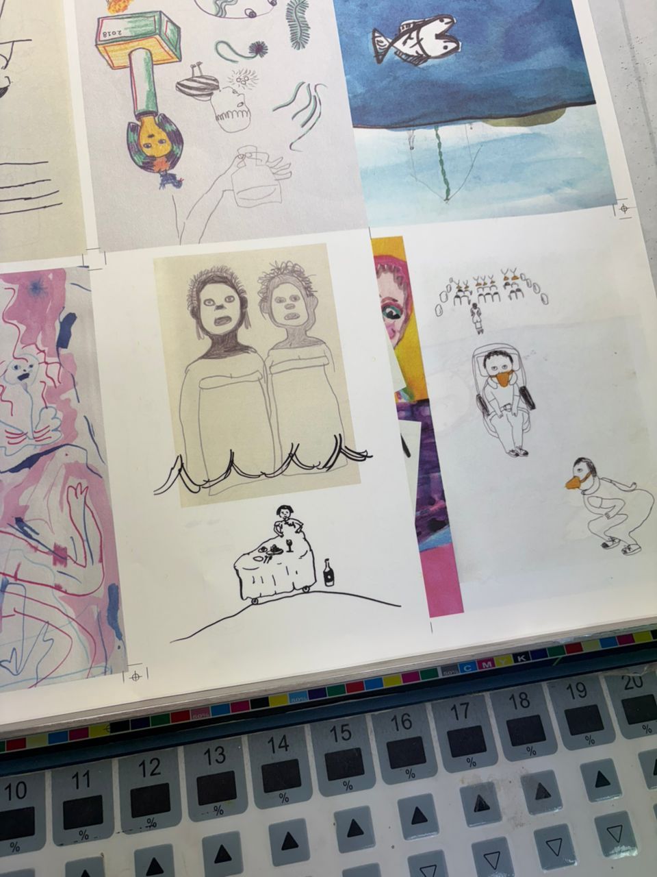 Artist CC Kua, known for her limited edition zine catalogues, will release a sketchbook zine and poster compiling works from 2020–2025. Photo: CC Kua